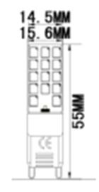 G9-2835MC-28LED AC110V G9 SMD LED Mais Birne