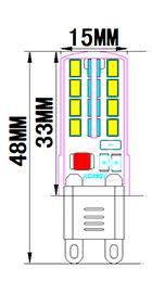 G9-2835B-32LED AC110V/220V G9 SMD LED Mais Birne