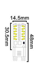 G9-3014B-58LED AC100/220V G9 SMD LED Mais Birne