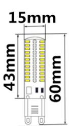 G9-3014B-104LED AC110/220V G9 SMD LED Mais Birne