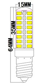 E14-2835BD-64LED AC110V/220V E14 SMD LED Mais Birne