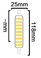 R7S-2835-72LEDAC85-265V R7S SMD LED Lampe